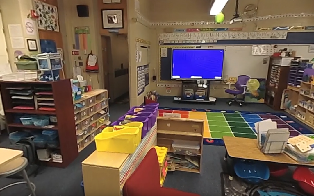 360º View of Flexible Spaces in the Kindergarten Classroom