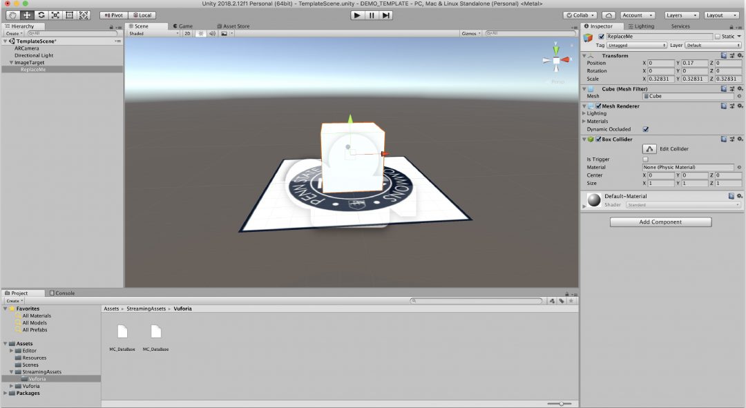 Templatizing Augmented Reality in Unity with IMEX IMEX Lab