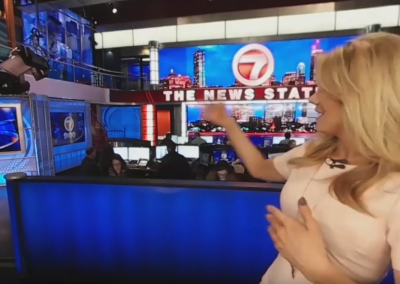 Tour of the New 7News Newsroom with Jadiann Thompson