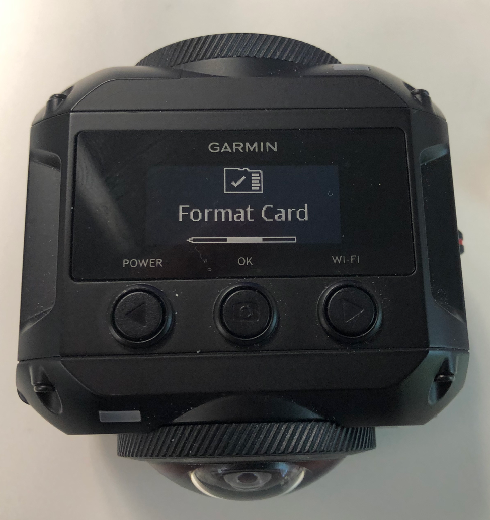 "Format Card" appearing on camera display