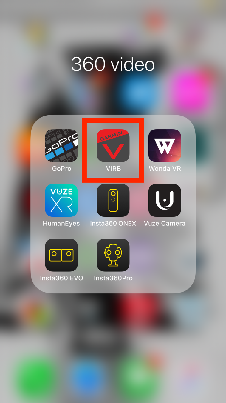VIRB app icon