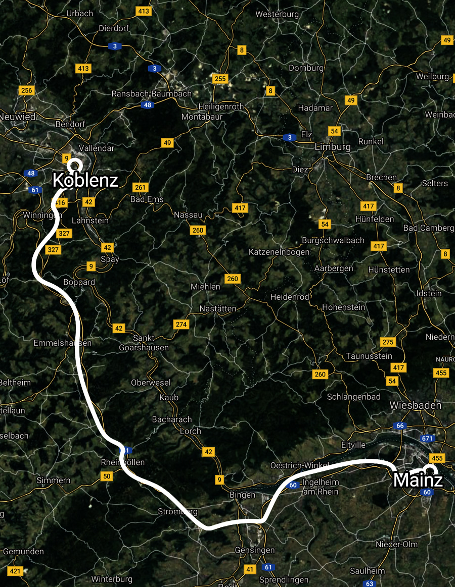 Leg 3: Koblenz-Mainz