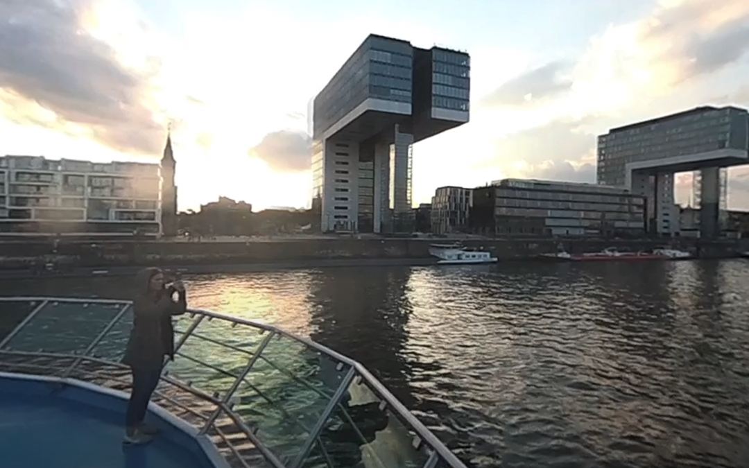 Köln am Rhein mit der KölnDüsseldorf