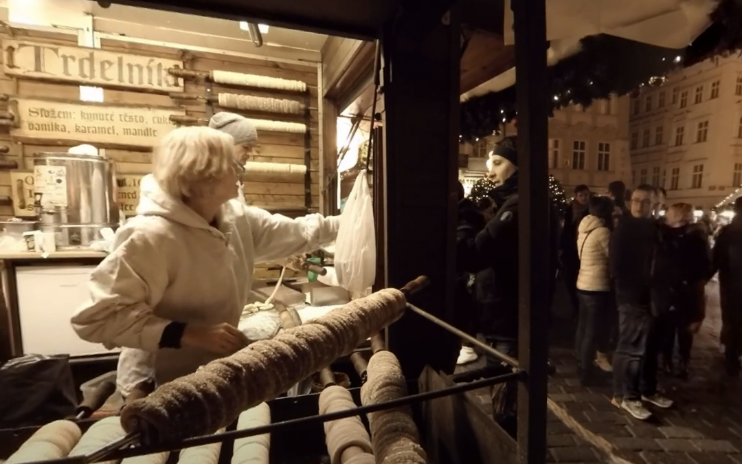 Traditional Trdelnik at Old Town Square, Prague