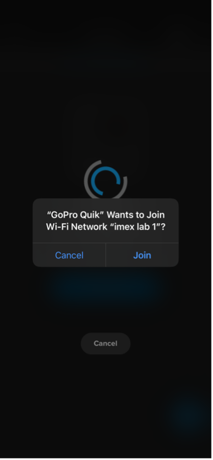 change wifi settings in quik gopro